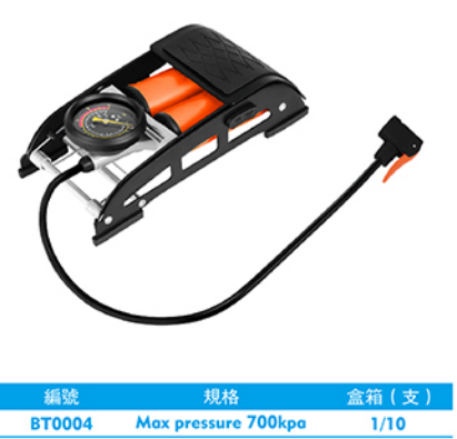 西瑪BT0004 700kpa高壓腳打氣筒